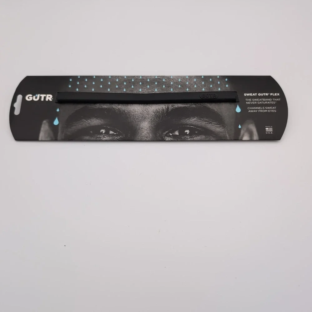 GUTR Sweat GUTR Flex Adjustable Sweatband Headband Night Black Made in USA